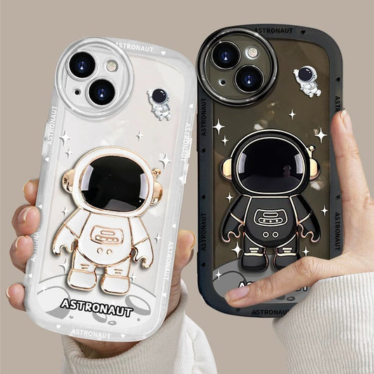 Space High-value Planet Astronaut Bracket Mobile Phone Case