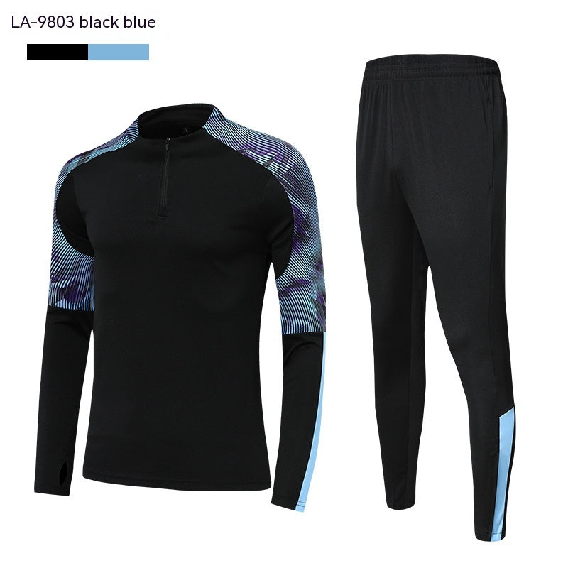 Soccer Suit Set Men's Long Sleeve Training Clothes Competition Team