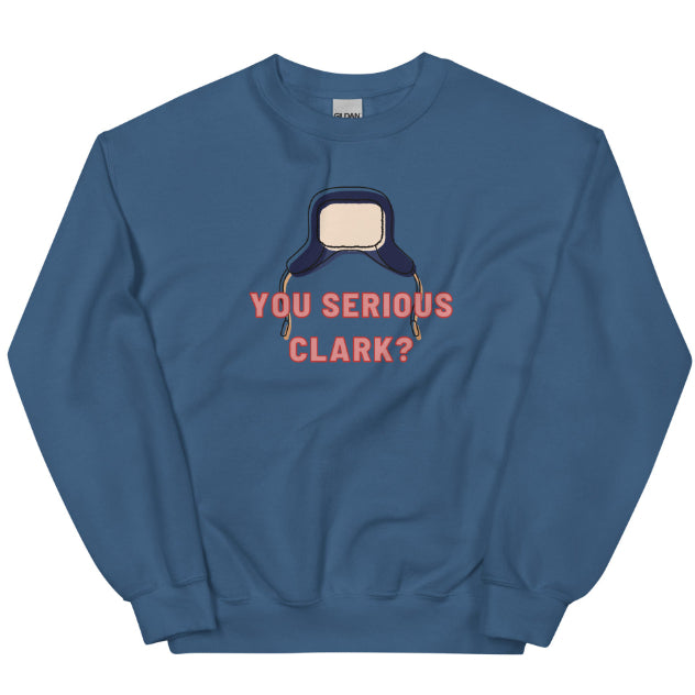 Are You Serious Clark Holiday Round-neck Sweater