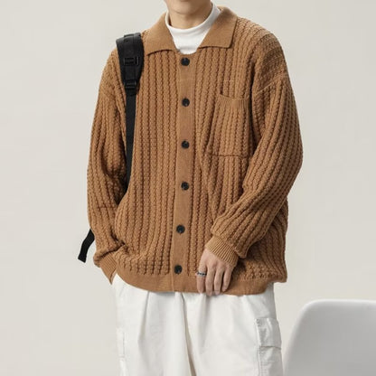 Loose Oversized Solid Color Knit Sweater