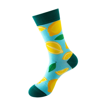 Mid-tube Star Animal Tide Socks