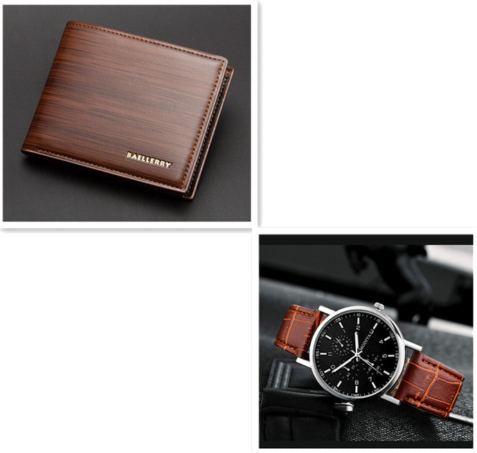 Simple Leather Belt Men's Quartz Watch