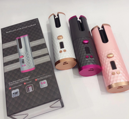 Portable Automatic Wireless Usb Charging Mini Curling Iron