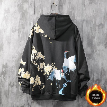 Chinese Style Couple Wear Autumn Hoodie Men's Thin