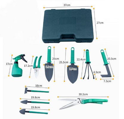 Gardening planting tool set