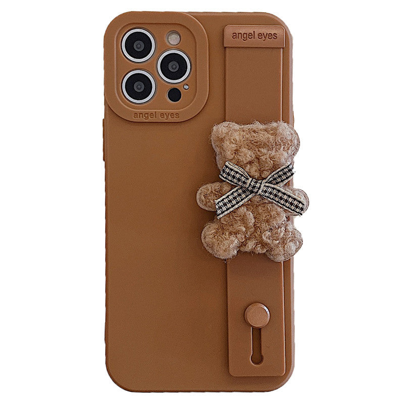 Cute Cartoon Plush Bear Mobile Phone Case