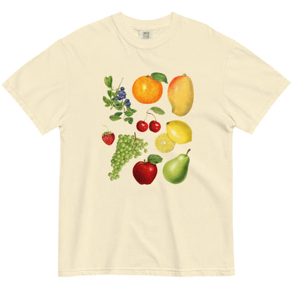 European And American Fruit Digital Printing Casual Round Neck Short Sleeves