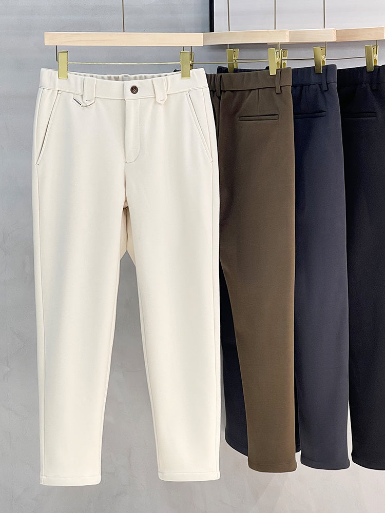 Warm Woolen Casual Pants For Men