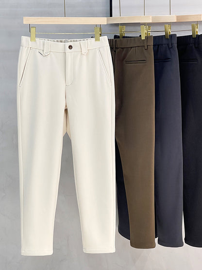 Warm Woolen Casual Pants For Men