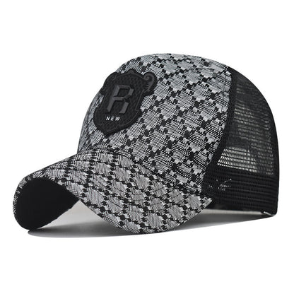 Plaid Fashion New Outdoor Baseball Hat For Men And Women