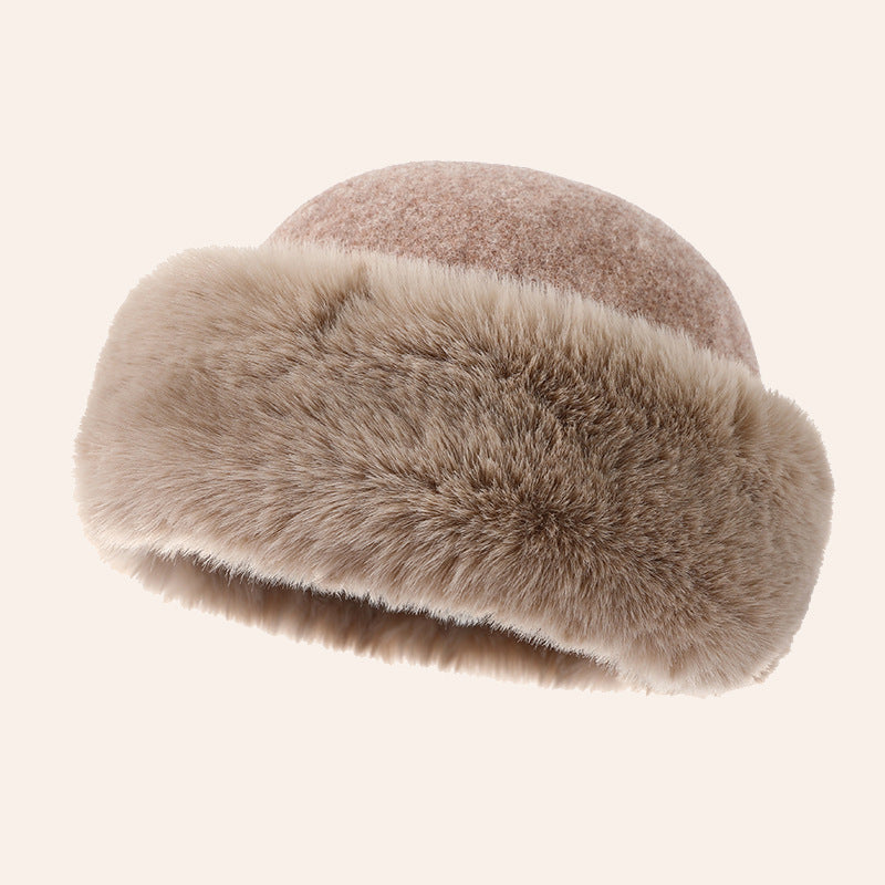 Wool Mongolian Hat Thickened Warm