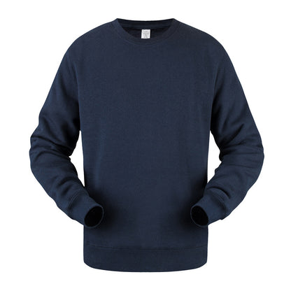 Round Neck Sweater Men's Fleece Printed