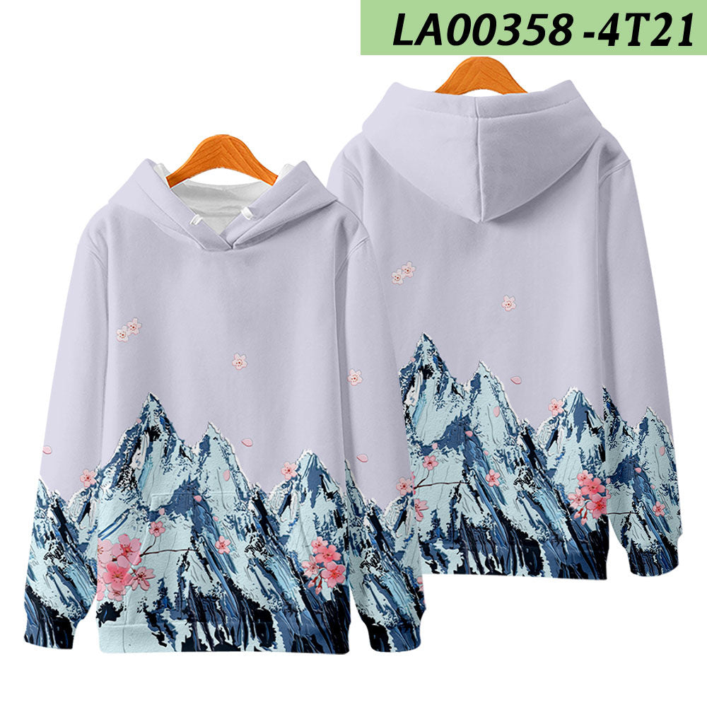 3D Digital Printed Hoodie Men And Women