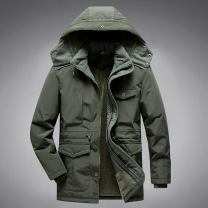 Lambswool Liner Cotton Coat Jacket