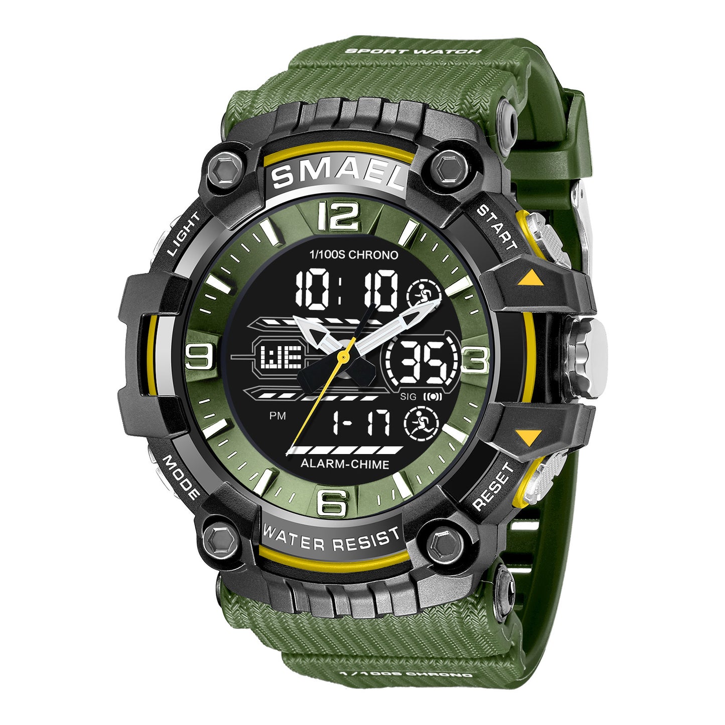 Outdoor Sports Waterproof Alarm Clock Luminous Watch