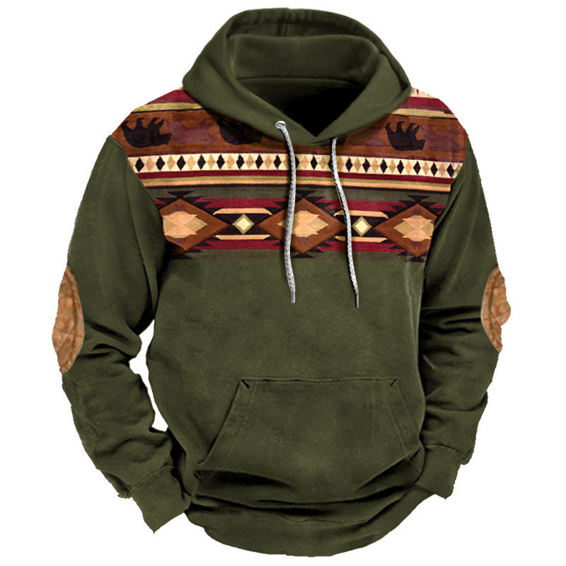 Digital Printing Men's Street Sports Hoodie