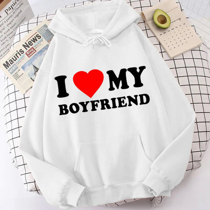 I Love My Boyfriend Girlfriend Hoodie