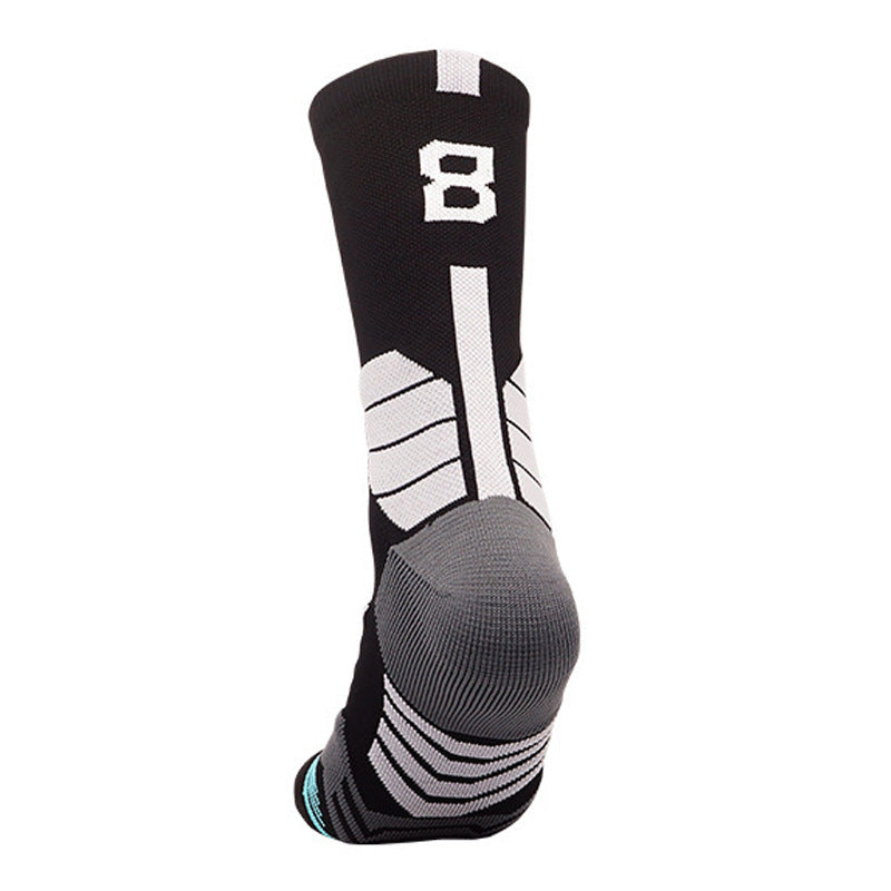 Men's Towel Bottom Thickened Mid-calf Basketball Socks