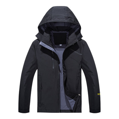 Shell Jacket Men And Women Couple Outdoor Single Layer Mountaineering Clothing Windproof Waterproof Jacket