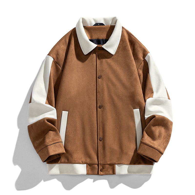 Retro Loose Men's Jacket Baseball Uniform