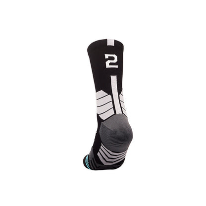 Men's Towel Bottom Thickened Mid-calf Basketball Socks