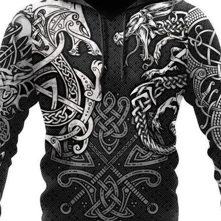 Printed Street Fashion Classic Hoodie