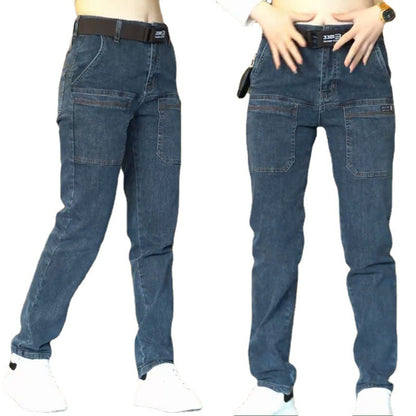 Straight Jeans Men's Summer Thin Trendy All-matching