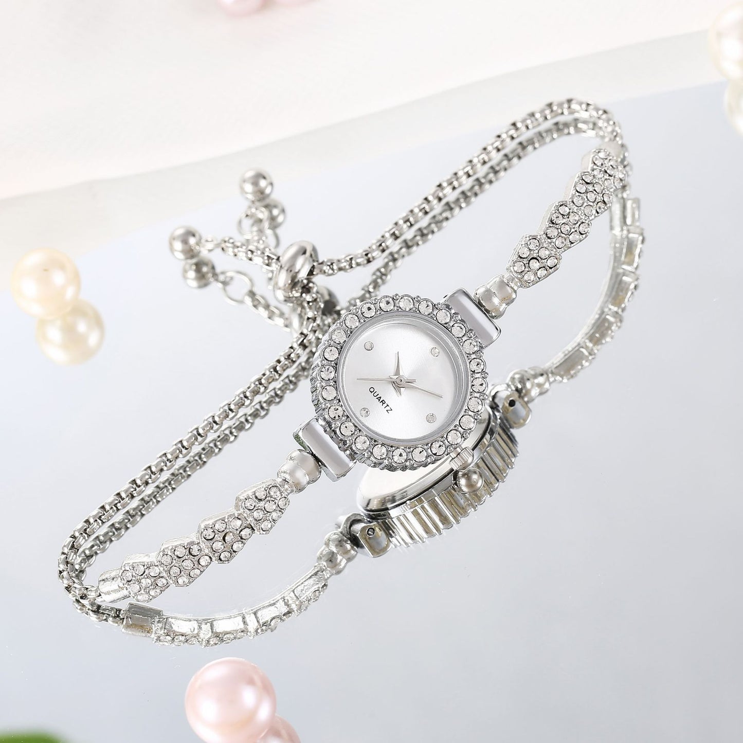 Adjustable Bracelet Watch Women's Quartz Watch