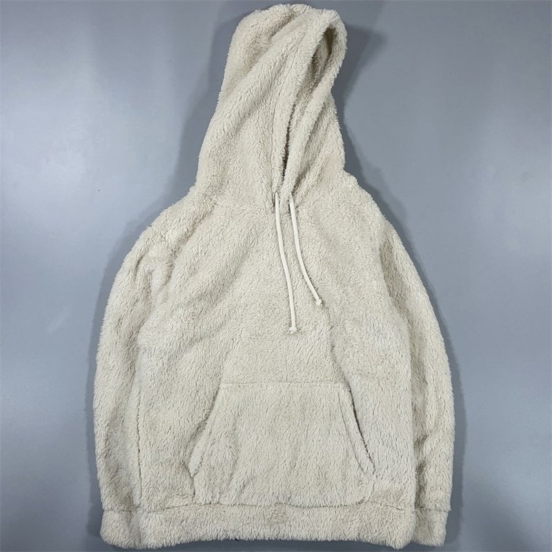 Plush Hooded Pullover Warm Men And Women