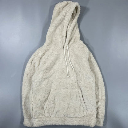 Plush Hooded Pullover Warm Men And Women