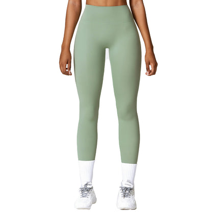 High Waist Hip Lift Brushed Yoga Pants Women's Fitness Pants