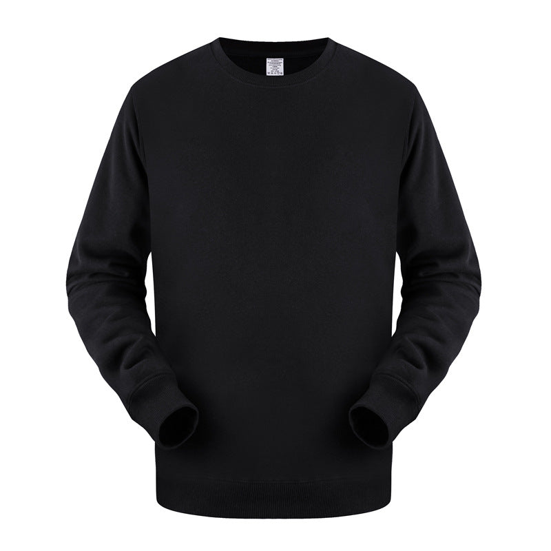 Round Neck Sweater Men's Fleece Printed