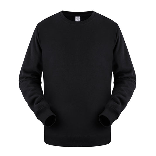 Round Neck Sweater Men's Fleece Printed