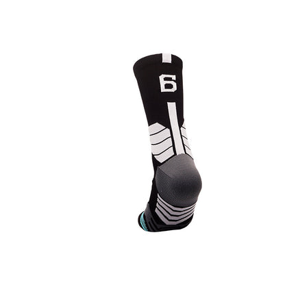 Men's Towel Bottom Thickened Mid-calf Basketball Socks