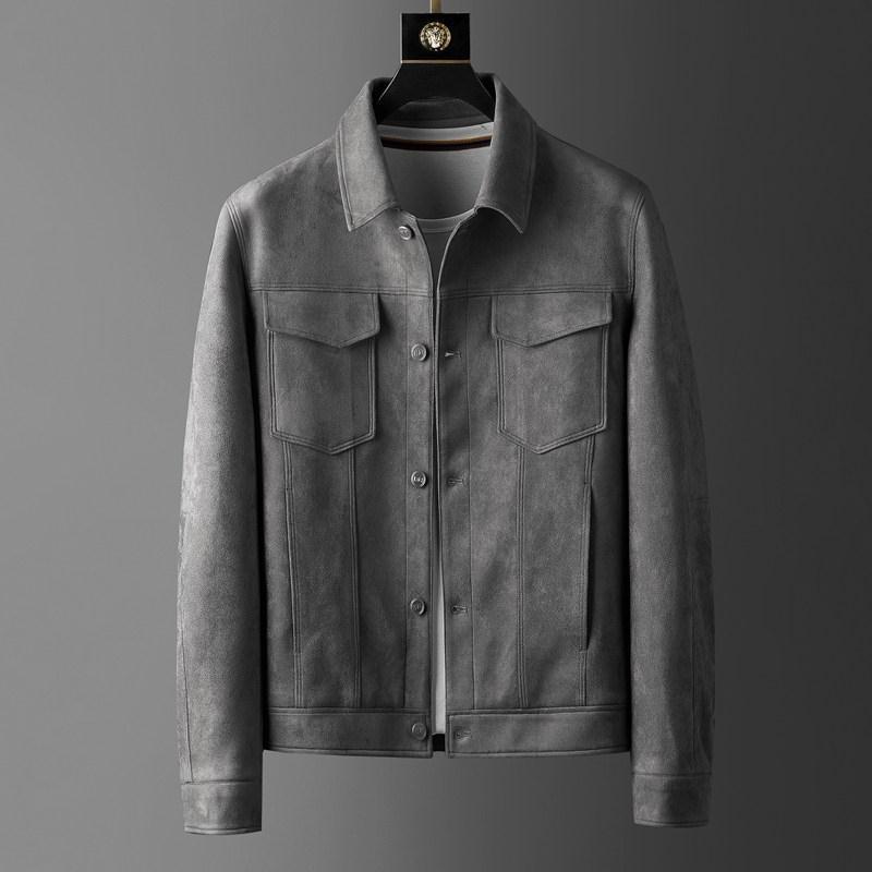 Coat Autumn Men's Spring High-grade Texture Light Luxury New Korean Style Jacket Men's Lapel Casual All-matching Work Clothes