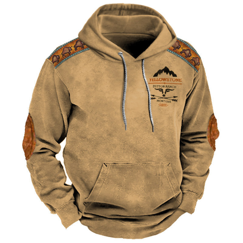 Digital Printing Men's Street Sports Hoodie