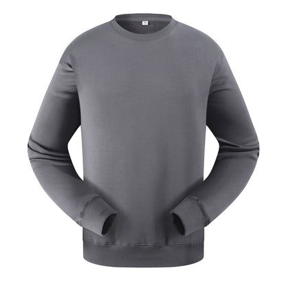 Round Neck Sweater Men's Fleece Printed