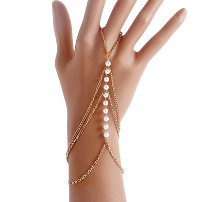 Ins Style Punk Pearl Bracelet