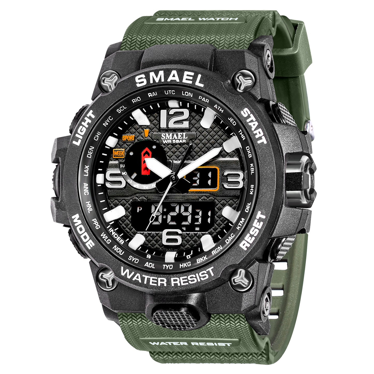 Men's Army Style Watch Waterproof Electronic Sports