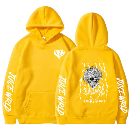 Men's And Women's Printed Loose Hoodie