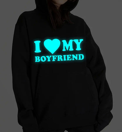 I Love My Boyfriend Girlfriend Hoodie