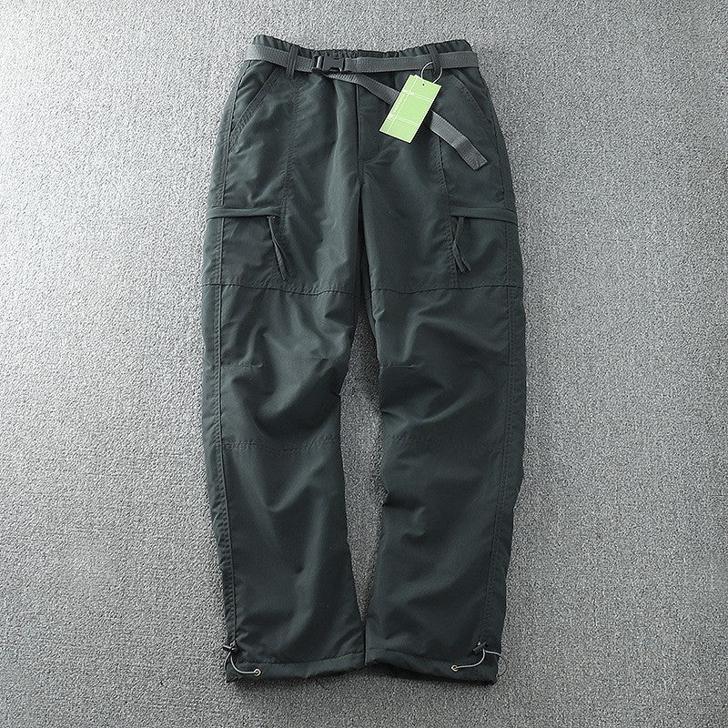 Multi-pocket Straight Cargo Men's Loose Casual Pants