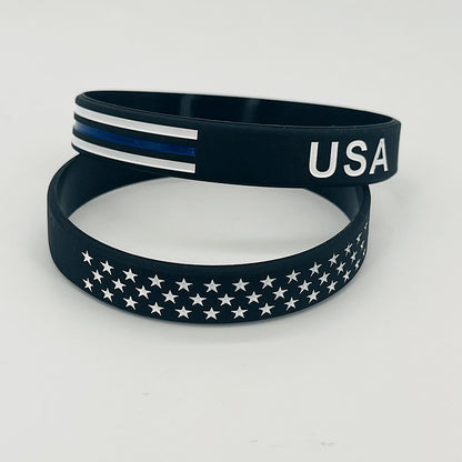 Flag Commemorative Belief Silicone Bracelet