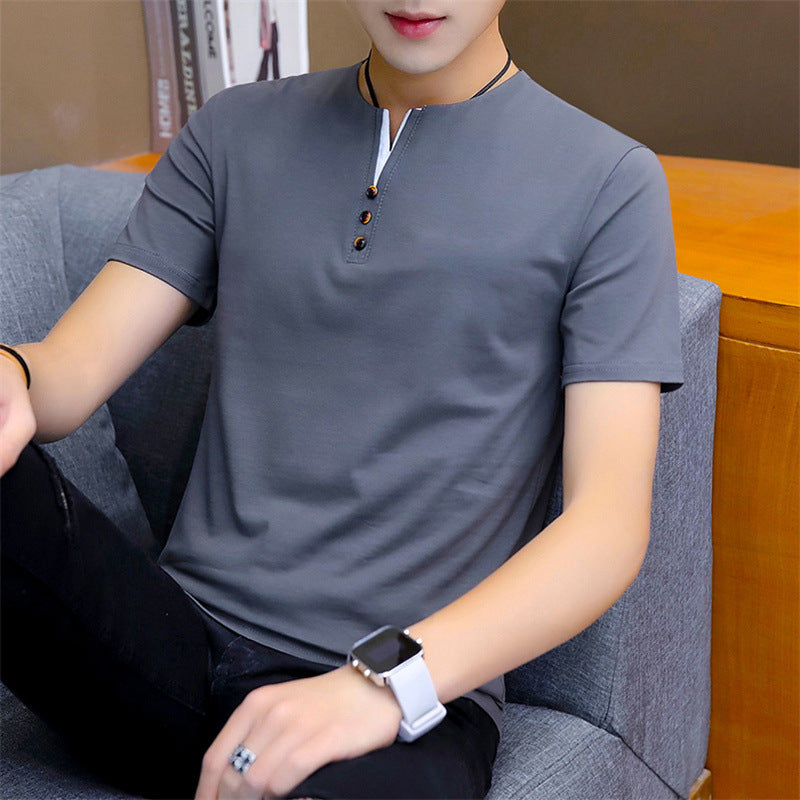 Men's Sweater Top T-shirt Versatile Casual Bottoming Shirt