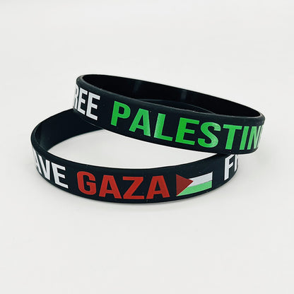 Flag Commemorative Belief Silicone Bracelet