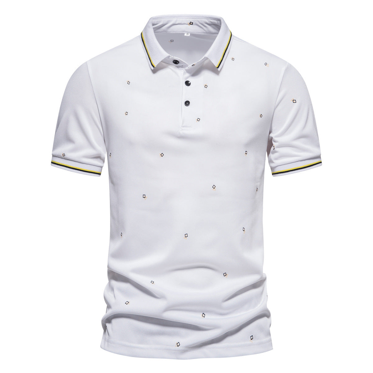 Lapel Short-sleeved T-shirt Men's Summer New Breathable Polo Shirt