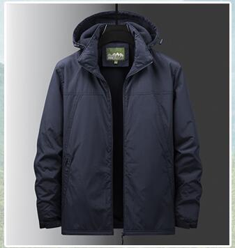 Cotton-padded Coat Men's Loose Casual Handsome Fleece-lined Outdoor Quick-drying Shell Jacket