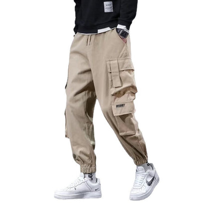 Multi-pocket Cargo Pants Men's Plus Size Loose Casual Pants