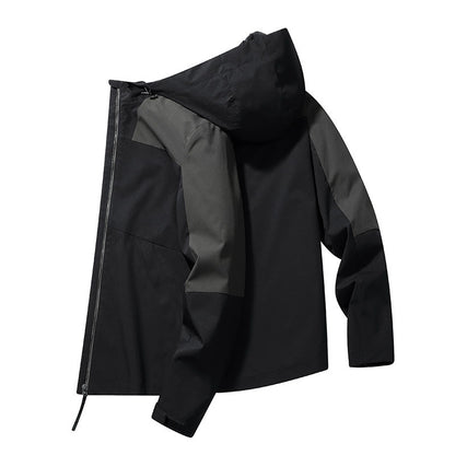 Men's And Women's Autumn Hooded Waterproof Windproof Jacket