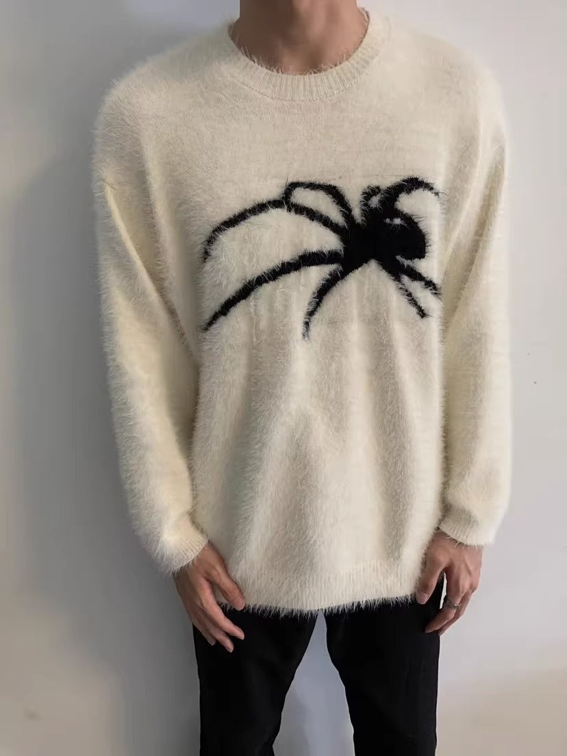 Spider Men's And Women's Loose High-grade Special-interest Design Sweater